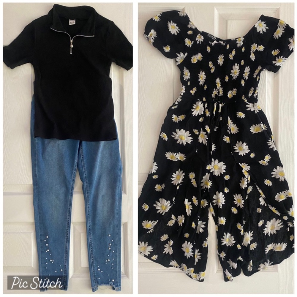 BUNDLE 4 TOPS 3 PANTS 1 ROMPER